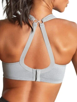 Panache Power Wired Racerback Sports Bra - Grey Marl -FREYA Shop braforme panache power 5021 426 2b