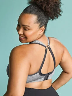 Activate Wired Racerback Sports Bra - Charcoal Marl -FREYA Shop braforme panache sculptresse activate 9441 939 2l