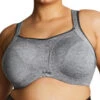 Activate Wired Racerback Sports Bra - Charcoal Marl -FREYA Shop braforme panache sculptresse activate 9441 939 f