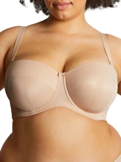 Dana Balcony Strapless Bra - Linen -FREYA Shop braforme panache sculptresse dana 9670 720 2f