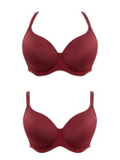 Elegance Spacer Bra - Mineral Red 14 Elegance Spacer Bra - Mineral Red -FREYA Shop braforme panache sculptresse lingerie elegance mineral red 10401 fp