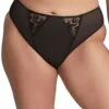 Jaida High Leg Brief -FREYA Shop braforme panache sculptresse lingerie jaida noir 10532 f