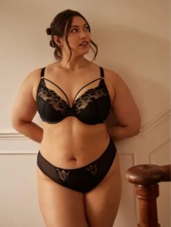 Jaida High Leg Brief -FREYA Shop braforme panache sculptresse lingerie jaida noir 10536 10532 ls