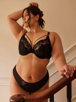 Jaida High Leg Brief -FREYA Shop braforme panache sculptresse lingerie jaida noir 10536 10532 ls1