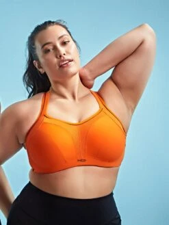 Activate Wired Racerback Sports Bra - Mango -FREYA Shop braforme panache sculptresse sports bra 9441 MAN 2l