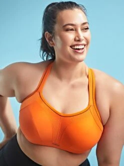 Activate Wired Racerback Sports Bra - Mango -FREYA Shop braforme panache sculptresse sports bra 9441 MAN l