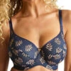 Panache Tango Luxe Balcony Bra - Navy/Champagne 1 Panache Tango Luxe Balcony Bra - Navy/Champagne -FREYA Shop braforme panache tango 9075A B21 f