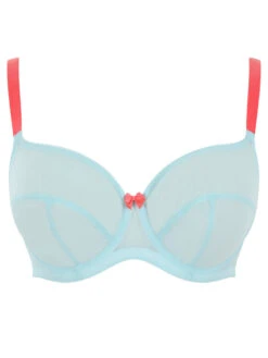 Panache Tango Essence Balcony Bra - Aqua/Coral -FREYA Shop braforme panache tango essence 10961 AQC c
