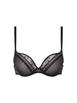 Passionata Prisca Push-Up Bra - Black -FREYA Shop braforme passionata bra lingerie 011 black p42l20 p