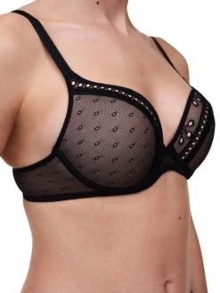 Passionata Prisca Push-Up Bra - Black -FREYA Shop braforme passionata bra lingerie 011 black p42l20 s