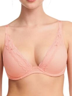 Passionata Brooklyn Plunge Bra - Candlelight Peach