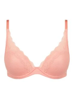 Passionata Brooklyn Plunge Bra - Candlelight Peach -FREYA Shop braforme passionata brooklyn P57010 06V c
