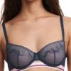 Passionata Paola Half Cup Bra - Intense Blue -FREYA Shop braforme passionata lingerie paola bra p41l10 0oe f