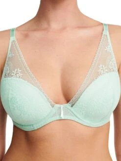 Passionata Maddie Plunge T-Shirt Bra - Nile Green -FREYA Shop braforme passionata maddie P47H20 0F2 2f