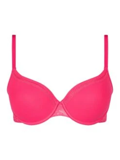 Passionata Olivia Covering T-Shirt Bra - Lipstick Pink -FREYA Shop braforme passionata olivia P49J90 025 c