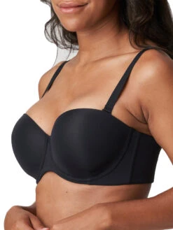 PRIMADONNA Figuras Padded Strapless Bra - Charcoal -FREYA Shop braforme prima 20donna 20figuras strapless black 0263258 chb s