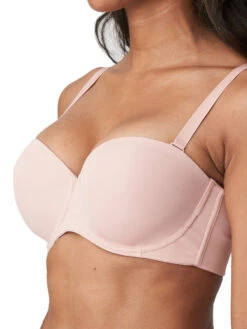 PRIMADONNA Figuras Padded Strapless Bra - Powder Rose -FREYA Shop braforme prima 20donna 20figuras strapless powder rose 0263258 pwd s