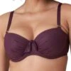 PRIMADONNA Dalyan Balcony Bikini Top - Wine