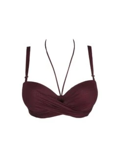 PRIMADONNA Dalyan Strapless Bikini Top - Wine -FREYA Shop braforme primadonna dalyan swimwear 4009817 wine wne p