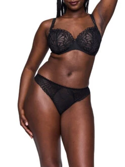 PRIMADONNA Gallipoli Vertical Seam Balcony Bra - Black -FREYA Shop braforme primadonna gallipoli 0163552 ZWA 2f