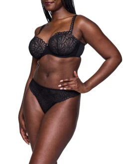 PRIMADONNA Gallipoli Vertical Seam Balcony Bra - Black -FREYA Shop braforme primadonna gallipoli 0163552 ZWA 2s