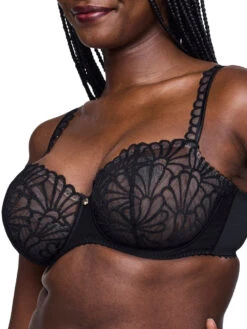 PRIMADONNA Gallipoli Vertical Seam Balcony Bra - Black -FREYA Shop braforme primadonna gallipoli 0163552 ZWA s
