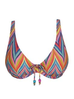 PRIMADONNA Kea Half Padded Plunge Bikini Top - Rainbow Paradise -FREYA Shop braforme primadonna kea 4010819 rbp c1