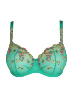 PRIMADONNA Lenca Vertical Seam Balcony Bra - Sunny Teal -FREYA Shop braforme primadonna lenca 0163462 SYT c