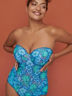Morro Bay Body - Mermaid Blue -FREYA Shop braforme primadonna lingerie body morro bay mermaid blue mmb 0442268 ls