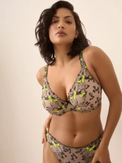 PRIMADONNA Manali Half Padded Plunge Bra - Wild Bloom -FREYA Shop braforme primadonna manali 0163572 WLB 2l