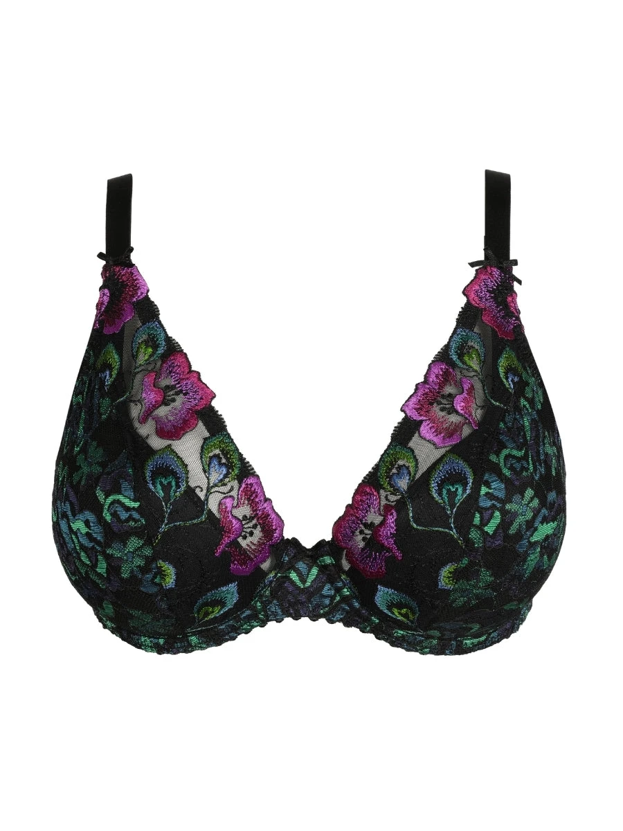 PRIMADONNA San Angel Half Padded Plunge Bra - Peacock Feather 10 PRIMADONNA San Angel Half Padded Plunge Bra - Peacock Feather - Image 8