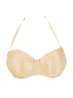 PRIMADONNA Satin Non Padded Strapless Bra - Cognac -FREYA Shop braforme primadonna satin 0161331 cog c