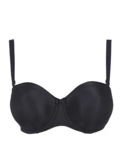 PRIMADONNA Satin Non Padded Strapless Bra - Black -FREYA Shop braforme primadonna satin 0161331 zwa c