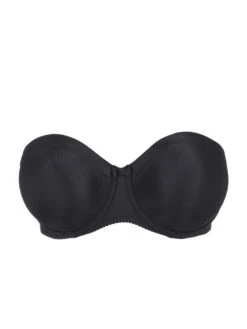 PRIMADONNA Satin Non Padded Strapless Bra - Black -FREYA Shop braforme primadonna satin 0161331 zwa c2