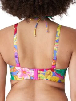 PRIMADONNA Sazan Strapless Bikini Top - Blue Bloom -FREYA Shop braforme primadonna sazan swimwear bbm blue bloom bikini top 4010717 b