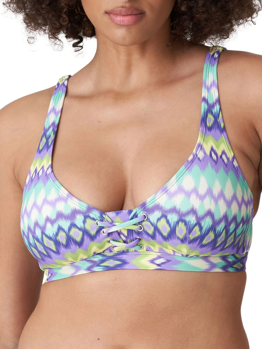 PRIMADONNA Holiday Plunge Bikini Top - Mezcalita Blue 3 PRIMADONNA Holiday Plunge Bikini Top - Mezcalita Blue