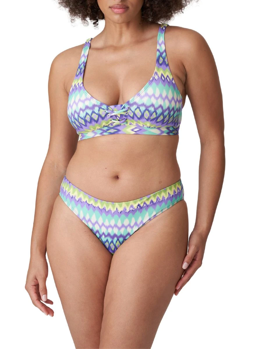 PRIMADONNA Holiday Plunge Bikini Top - Mezcalita Blue 4 PRIMADONNA Holiday Plunge Bikini Top - Mezcalita Blue - Image 2