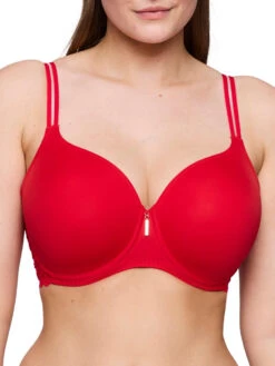 East End Padded Heartshape Bra - True Red