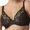 Tepito Half Padded Plunge Bra - Dark Glow