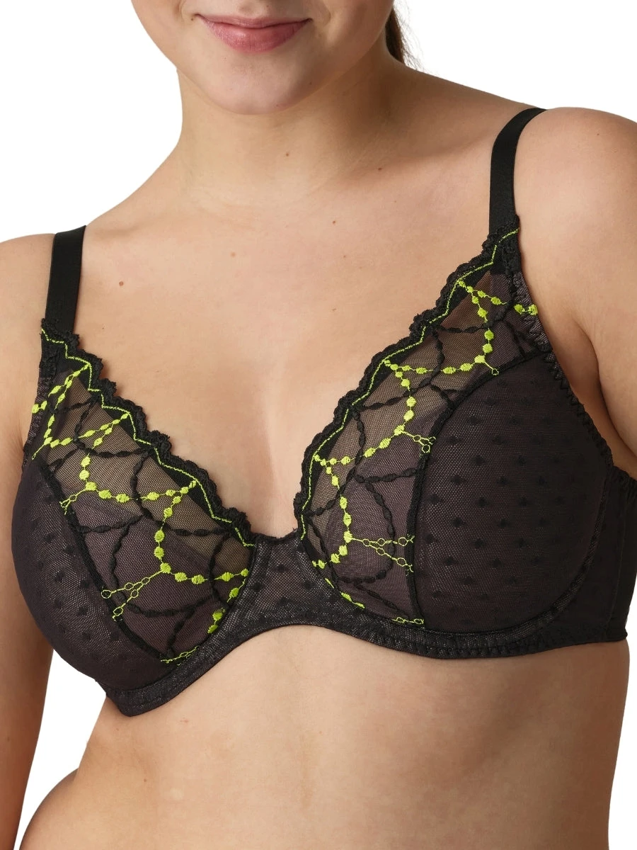 Tepito Half Padded Plunge Bra - Dark Glow 3 Tepito Half Padded Plunge Bra - Dark Glow
