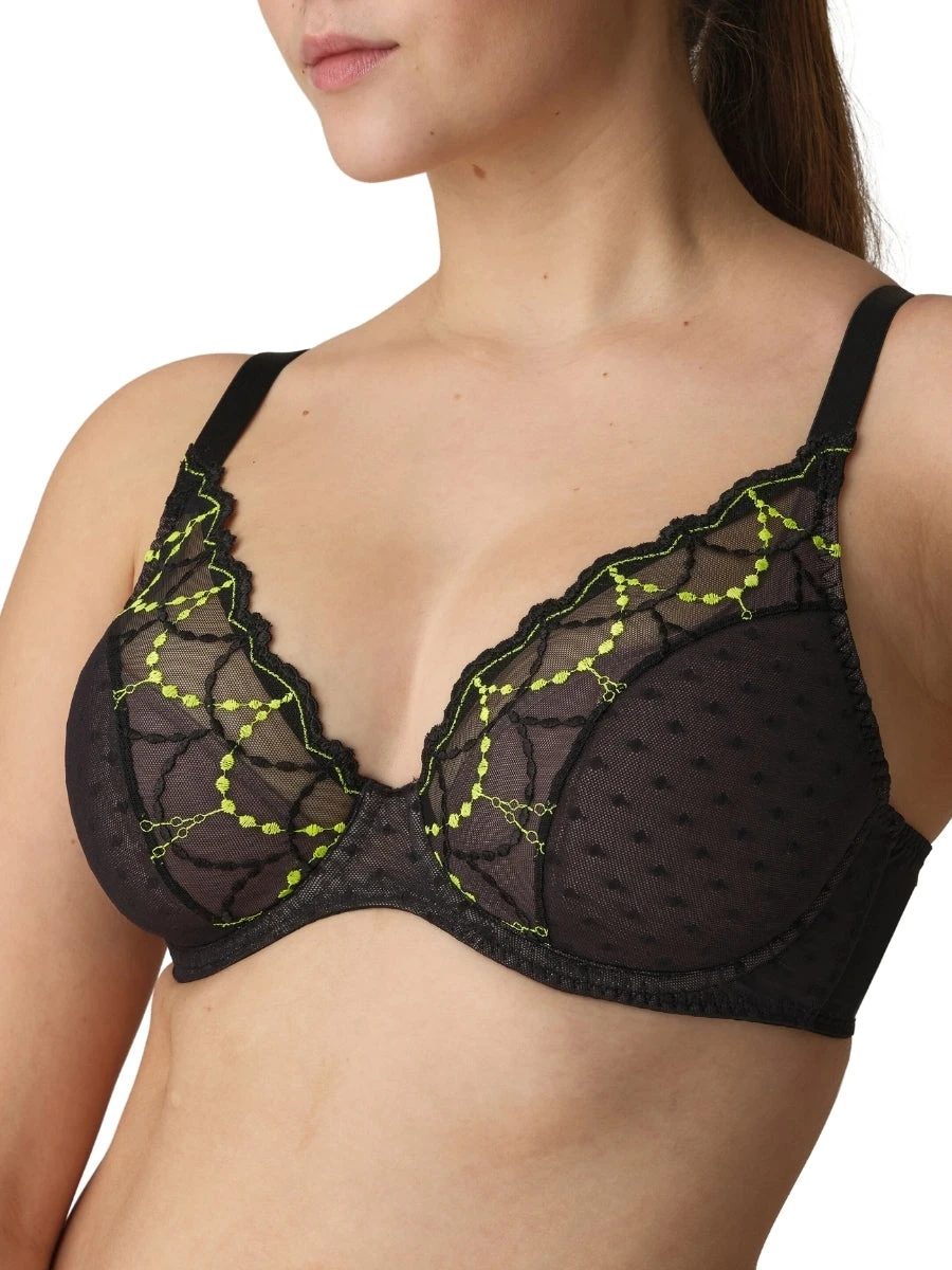 Tepito Half Padded Plunge Bra - Dark Glow 5 Tepito Half Padded Plunge Bra - Dark Glow - Image 3