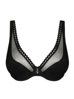 Vivgirl Half Padded Plunge Bra - Black -FREYA Shop braforme primadonna twist vivgirl 0142646 ZWA c