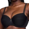 Vivgirl Padded Balcony Bra - Black -FREYA Shop braforme primadonna twist vivgirl 0242462 ZWA f