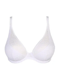 Epirus Half Padded Plunge Bra - White -FREYA Shop braforme primadonnatwist epirus 0141974 wit c