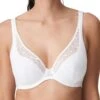 Epirus Half Padded Plunge Bra - White -FREYA Shop braforme primadonnatwist epirus 0141974 wit f