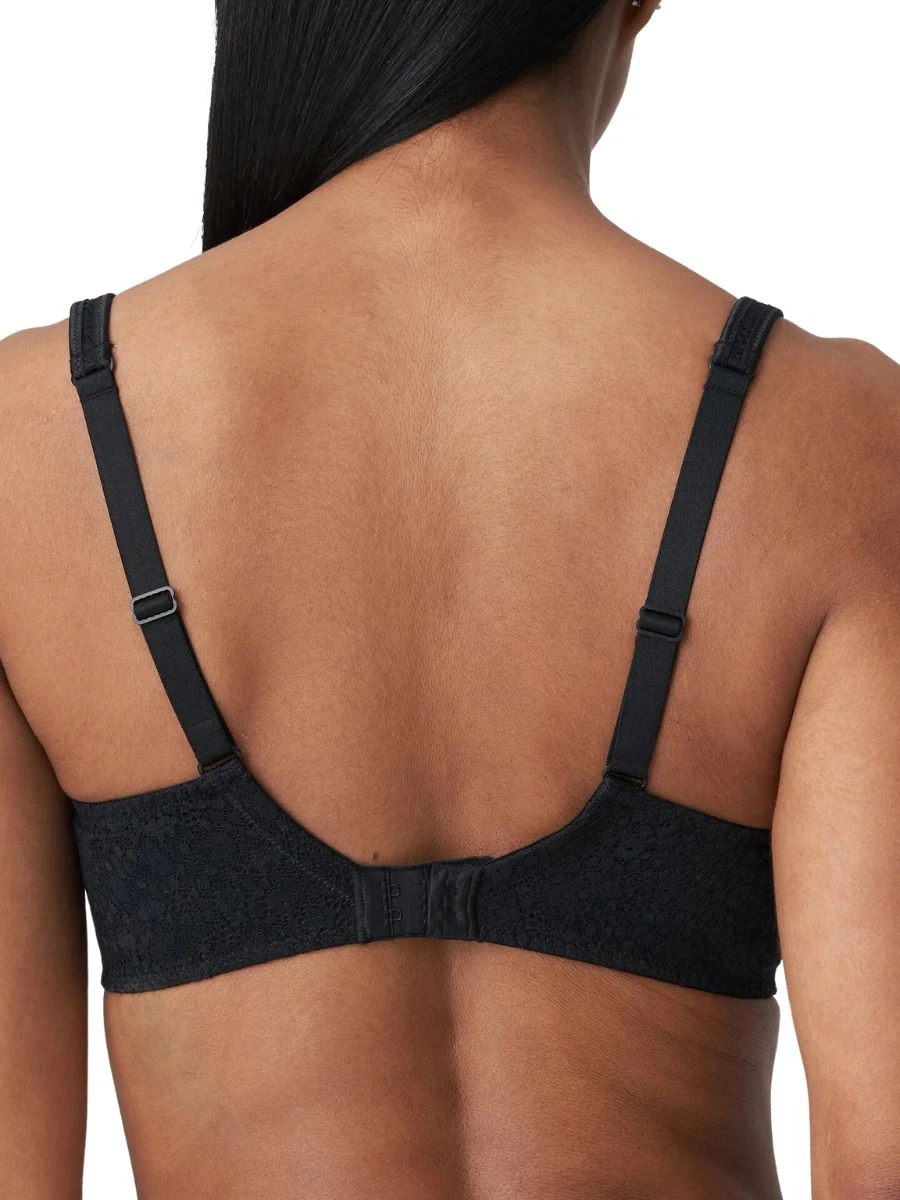 Epirus Half Padded Plunge Bra - Black 7 Epirus Half Padded Plunge Bra - Black - Image 5