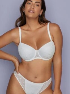 Epirus Padded Balcony Bra - White -FREYA Shop braforme primadonnatwist epirus 0241972 wit ls1