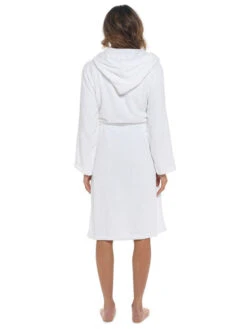 Cotton Hooded Towelling Robe 18 Cotton Hooded Towelling Robe -FREYA Shop braforme rjm nightwear robe dressing gown ln587 white b1