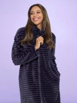 Fleece Housecoat -FREYA Shop braforme rjm nightwear robe ln333 ls