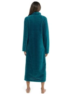 Fleece Housecoat -FREYA Shop braforme rjm nightwear robe ln334 teal b